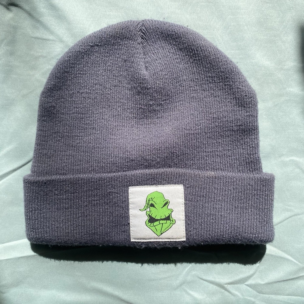 Disney Nightmare Before Christmas Oogie Boogie Knit Beanie Hat Vintage Y2K 90s